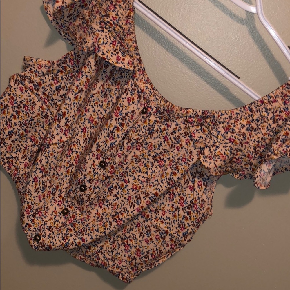 Floral Crop Top - Size medium - Never worn